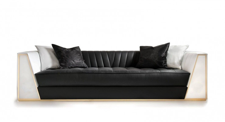 Třísedák potahové nábytek kožená pohovka křesla nábytek obývací pokoj 3-sedadlové