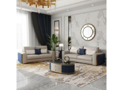 Sofa set 3+2+1 Modern design sofas Leather sofa Couch Living landscape sofa Seat