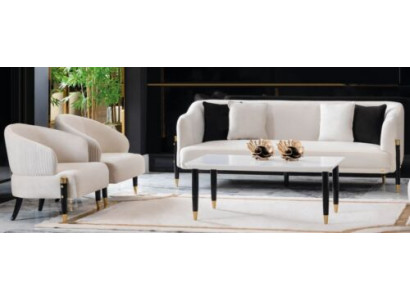 Sofa set 3+1+1 sezení designové pohovky Nová čalouněná pohovka Garnitura Nová