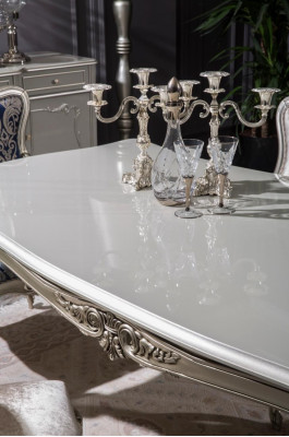 Stůl Luxus jídelní stůl Jídelní pokoj Dřevěný stůl Stoly Art déco nábytek