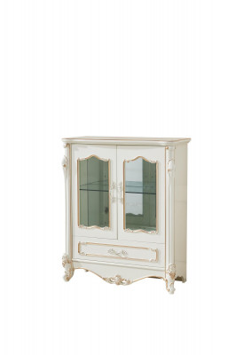 Vitrína Skříň Bar Skříňky Polička Skříň Nábytek Dřevo Skleněná skříň