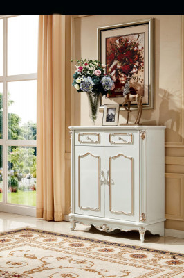 Komoda Bílá Ložnice Elegantní Design Klasická Komoda Luxusní Dřevo Nová