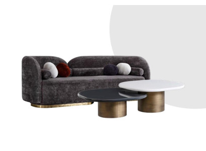Pohodlná pohovka Tří-místná pro obývací pokoj moderního stylu Nový model