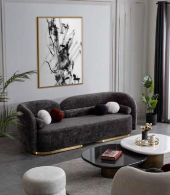 Pohodlná pohovka Tří-místná pro obývací pokoj moderního stylu Nový model