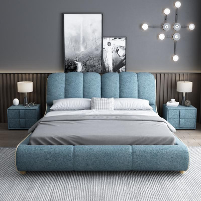 Doppelbett Schlafzimmer Hotel Ehe Luxus Bett 2x Nachttisch 3tlg. Set Neu Betten