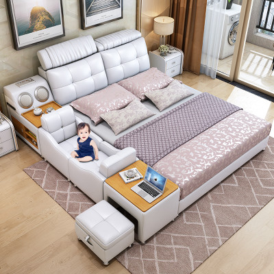 Bettgestell Betten 180x200cm Hotel Multifunktion Bett Doppelbetten