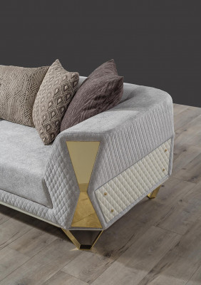 Neskončilou pohovkou Obývací pokoj Třímístná pohovka Čalouněný Nábytek Tkanina 3místný