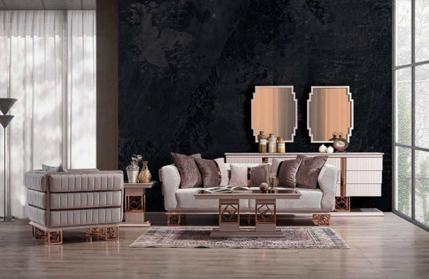Sofa 3 místný Moderní pohovka Designová pohovka Trojseda Nové hnědé
