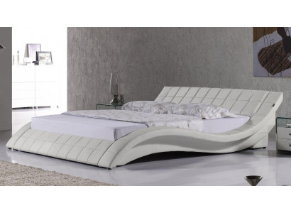 Ložnice manželská postel 180x200 cm Kožená manželská postel s polstrováním Design