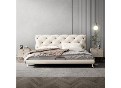 Postele 180x200cm Ložnice Textilní látka Chesterfield design Luxusní.