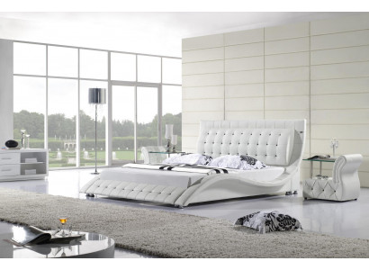 Postele Dvojité Moderní Manželské 180x200 Moderní Nový Design Kožená Postel