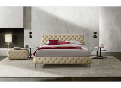Chesterfield postel Luxus postele Dřevěné postelové rámy Nábytek Design Moderní postelová základna