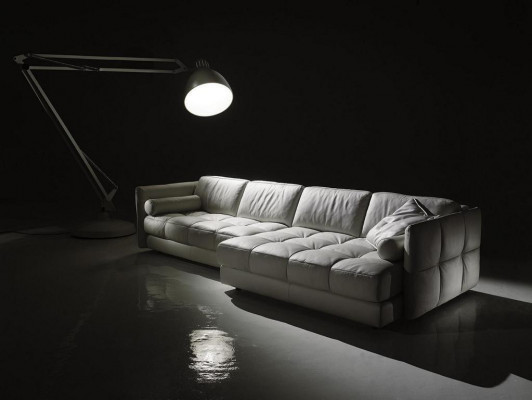 Designer kůžená rohová sedačka Rozkládací Rohová pohovka sedačka Rohová sedací souprava Sedací Souprava Nová