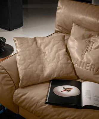 Ecksofa L-Form Obývací pokoj Pohovka Křeslo Čalouněný rohový Set Beige Kůže Nové