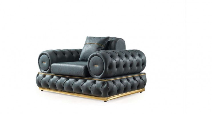 Sofa set 3+3+1 sedadlo set sedací souprava pohovka křeslo pohovky kůže luxus Chesterfield