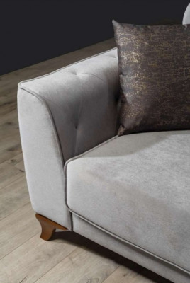 Luxus kožená sedací souprava 3+3 sedadla Design pohovky Pohovka Polstrování Design