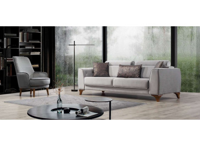 Sedačka - Pohovka 3+1 Sedací souprava Design Sofas Sofa Barokní polštář Křeslo