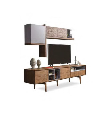Moderní dřevěný televizní stolek luxusní RTV obývací komoda konzole Sideboard