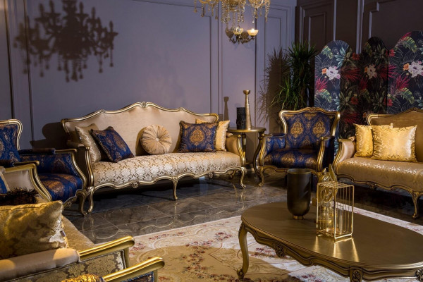 Třísedací sofa sedí pohovka tkanina design pohovka nábytek styl textil