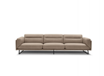 Sofa 4miestná kožená sedacia súprava Luxus Design Beige Luxus výplne Štvormiestna xxl