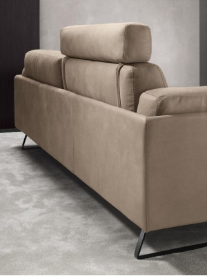 Sofa 4miestná kožená sedacia súprava Luxus Design Beige Luxus výplne Štvormiestna xxl