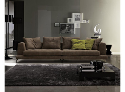 Sofa 4S Kožená luxusní pohovka luxusní kožená pohovka s čalouněním čtyřmístná
