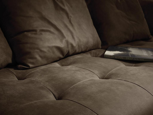 Sofa 4S Kožená luxusní pohovka luxusní kožená pohovka s čalouněním čtyřmístná