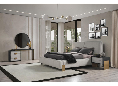 Ložnice set postel 2x noční stolky toaletní stolek Luxus nový 5ks