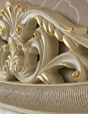 Postel čalouněný design Dvojlůžkové postele Ložnice Dřevo Chesterfield Postelový rám Nový