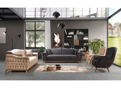 Set 4 kusů sedací soupravy 3311 dvousedadlová sedací souprava Sofa Moderní design Sofas