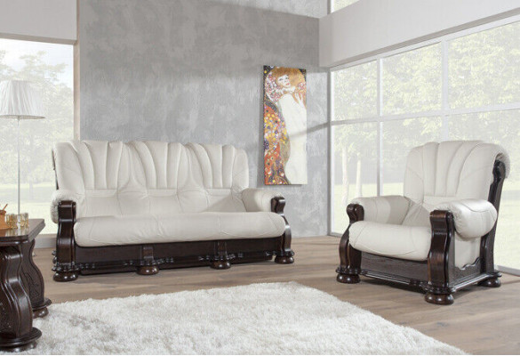 Sofa set 3+2+2 sedadla Klasický gauč Obývací landschaftová pohovka Nová