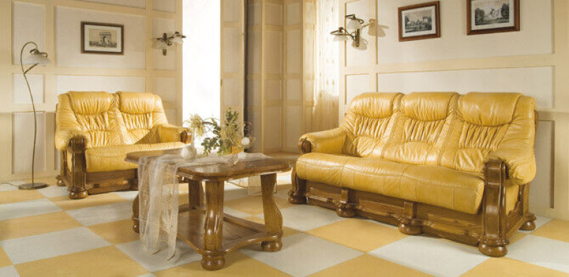 Sofa set 3+2+2 sezení klasická obývací souprava pohovky sedačky čalouněné nové