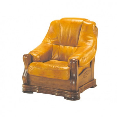 Obývací pokoj Kožená sedací souprava Set 3+1+1 Sofá Křeslo Sedací souprava