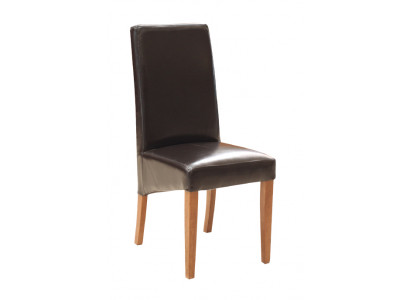 Designová židle skupiny 8x židlí, sada křesel 100% kůže, nové jídelny