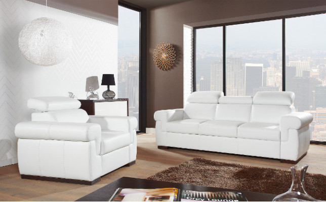 Sofa 2 Sitzer Design Pohovky Čalouněné Moderní Sedadlo Látka Kůže Dvousedadlo Nové