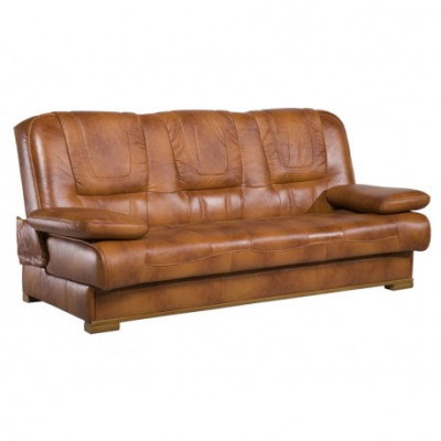 Sofa 3místná designová sedací souprava kožená relaxační moderní třísedák nová