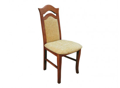 Jídelní skupina Design židle Garnitur 4x židle s opěrkou a čalouněním Massiv