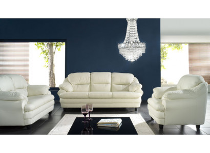 Sofa souprava 3+2+1 místná sada designových pohovek čalouněných pohovek Relax kůže