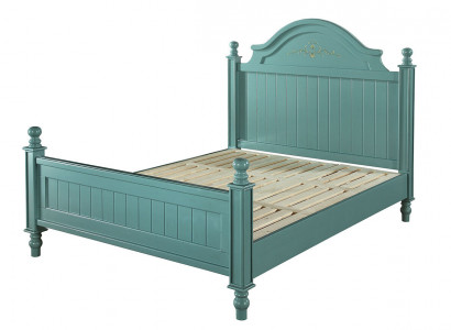 Zelená postel praktická manželská postel Luxus Dvoulůžkový designová postel Postele