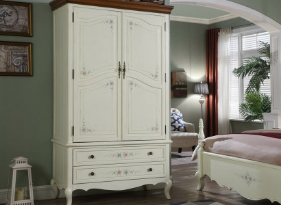 Venkovský styl šatní skříň návrh nábytek skříně ložnice bílý skříň Nový