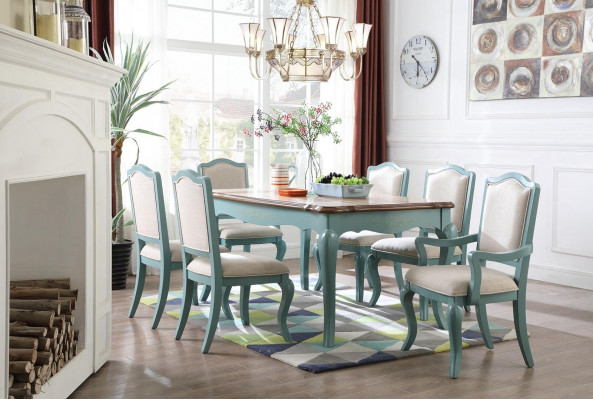 Jídelní souprava Jídelní stůl 6x židle Sada souprava Stůl Klasická jídelní sestava 7dílná.