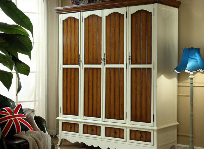 Víceúčelová šatní skříň Regál na ložnici 198 cm Regály Skříň Dřevo