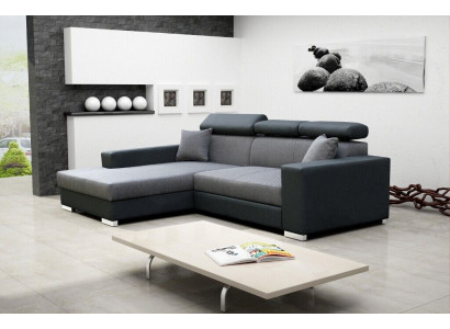 Rozkládací pohovka, rohová sedací souprava s funkcí postele, polstrovaná rohová souprava, pohovky s funkčním spaním.