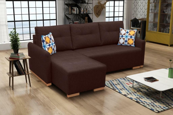 Sofa Designer Pohovka s rozkládací funkcí - lůžkem Skříň na povlečení Pohovka Rozkládací pohovka