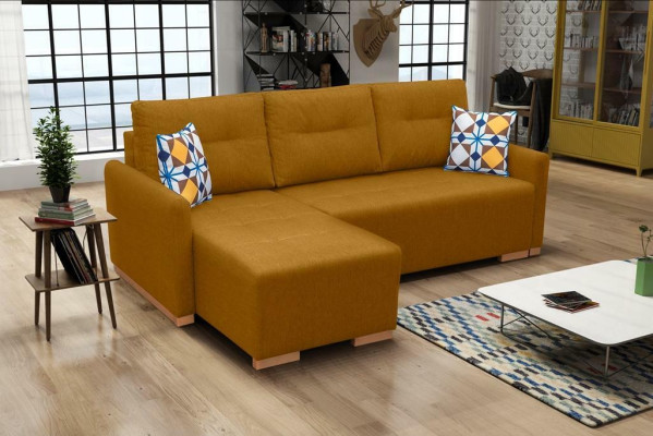 Sofa Designer Pohovka s rozkládací funkcí - lůžkem Skříň na povlečení Pohovka Rozkládací pohovka