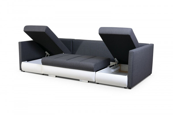 XXL Rozkládací pohovka s jednotlivým designem rohový sedací nábytek nový