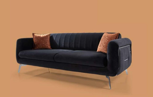 Moderní pohovka třímístná - čalouněná designová sedací souprava pro tři osoby - nábytek do pokoje
