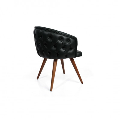 Černá moderní židle designéra Chesterfield Esszimmer Esszimmerstühle v italském stylu čalouněné židle