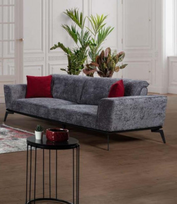 Sofa set 331 Sedák Polštář Sofa Obývací souprava Nábytek Červený šedý