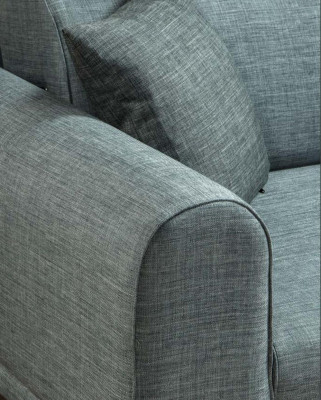 Luxuriös Modern Sofa 3 Sitzer Design sofa Dreisitzer Polster Holz